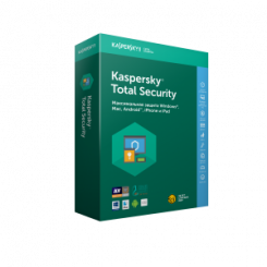 Kaspersky Total Security, 2 лиц., 1 год, Продление, электронно