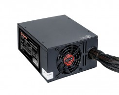 Серверный БП 500W ExeGate ServerPRO-500ADS (ATX, APFC, КПД 82% (80 PLUS), 2x8cm fans, 24pin, (4+4)pin, PCI-E, 6xSATA, 3xIDE, black)