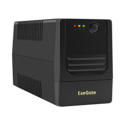 ИБП ExeGate Power NB-850.LED.AVR.2SH (850VA/510W, LED, AVR, 2*Schuko, батарея 12V 9Ah, Black)