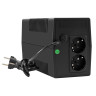 ИБП ExeGate Smart LB-1000.LCD.AVR.2SH (1000VA/650W, LCD, AVR, 2*Schuko, батарея 12V 9Ah, Black)