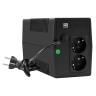ИБП ExeGate Smart LB-1000.LCD.AVR.2SH.USB (1000VA/650W, LCD, AVR, 2*Schuko, USB, батарея 12V 9Ah, Black)