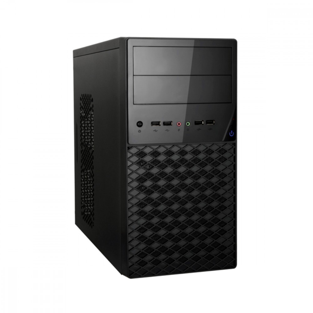 Корпус Minitower ExeGate BA-203U-AA500 (mATX, БП AA500 с вент. 8см, 3*USB+1*USB3.0, аудио, черный)