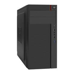 Корпус Miditower ExeGate AA-440U-UNS350 (ATX, БП UNS350 с вент. 12см, 2*USB+1*USB3.0, аудио, черный)