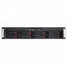 Серверный корпус ExeGate Pro 2U550-HS08 <RM 19", высота 2U, глубина 550, БП 1U-1000ADS, 8xHotSwap, 2xUSB>